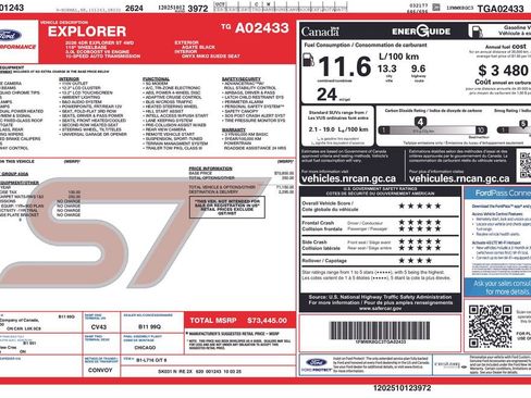 Used 2026 Ford Explorer ST AWD/4WD image 83