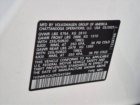 Used 2023 Volkswagen Atlas SE FWD image 24