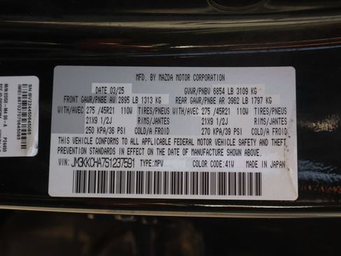 Used 2025 MAZDA CX-90 Plug-In Hybrid w/Premium Sport AWD/4WD image 59
