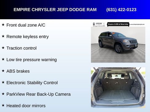 Certified 2020 Jeep Grand Cherokee Laredo w/ Quick Order Package 2BN North AWD/4WD image 6