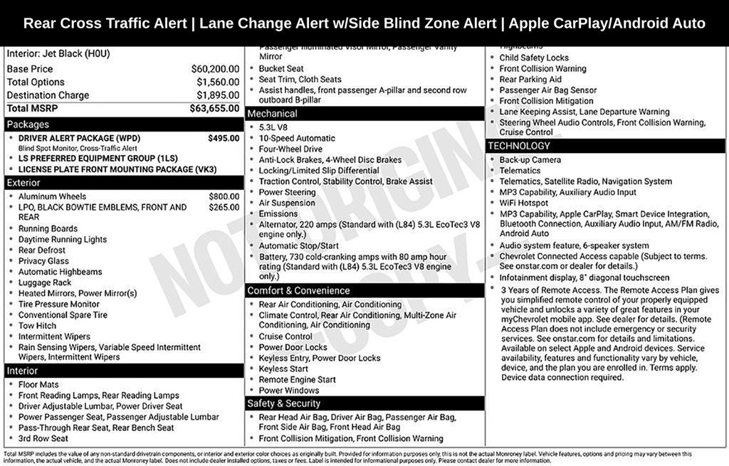 Used 2023 Chevrolet Suburban LS w/ Driver Alert Package AWD/4WD image 10