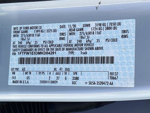 Used 2021 Ford F150 XLT w/ Equipment Group 302A High AWD/4WD image 33