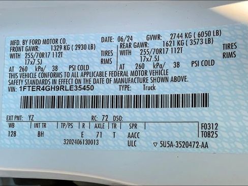 New 2024 Ford Ranger XLT RWD image 13