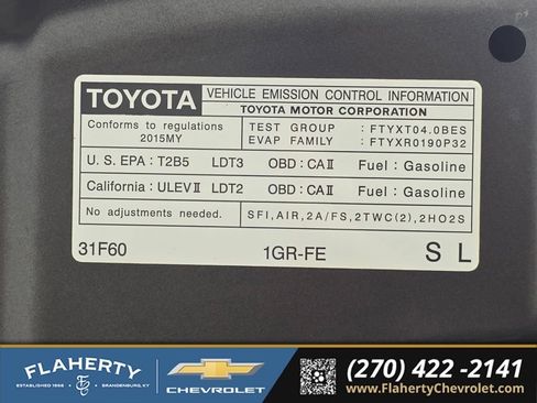 Used 2015 Toyota 4Runner SR5 Premium AWD/4WD image 16