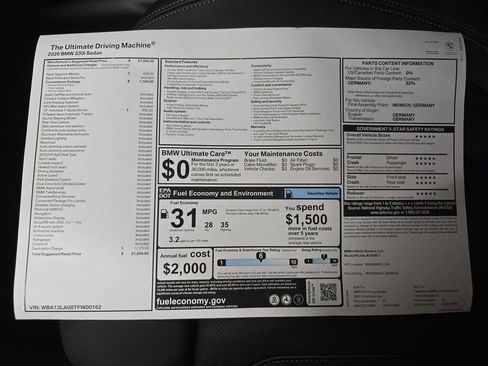 New 2026 BMW 330i Sedan w/ Convenience Package RWD image 21