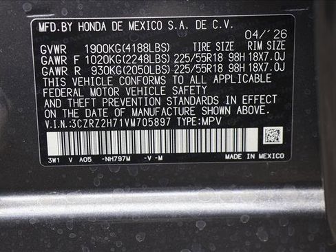 New 2027 Honda HR-V EX-L image 25