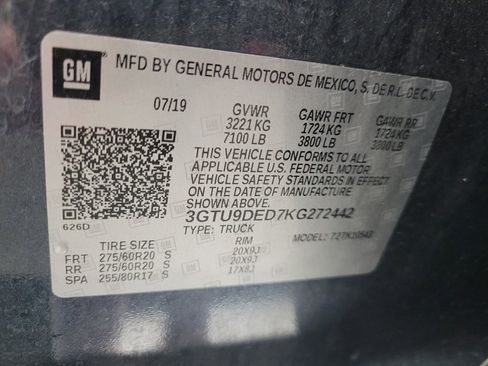 Used 2019 GMC Sierra 1500 SLT w/ SLT Premium Package AWD/4WD image 33