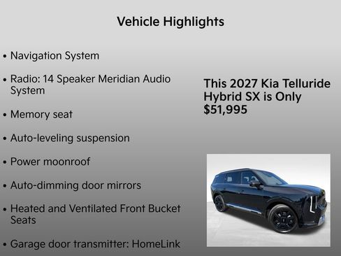 New 2027 Kia Telluride SX FWD image 33