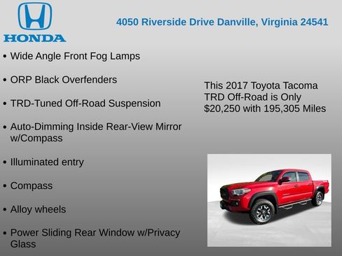 Used 2017 Toyota Tacoma TRD Off-Road AWD/4WD image 22