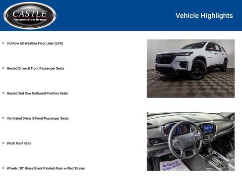 Used 2023 Chevrolet Traverse Premier w/ Redline Edition AWD/4WD image 12