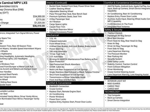 Used 2022 Kia Carnival LX FWD image 25