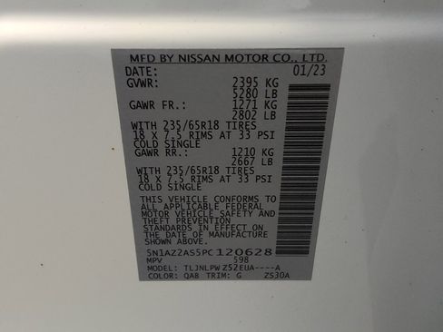 Used 2023 Nissan Murano S AWD/4WD image 33