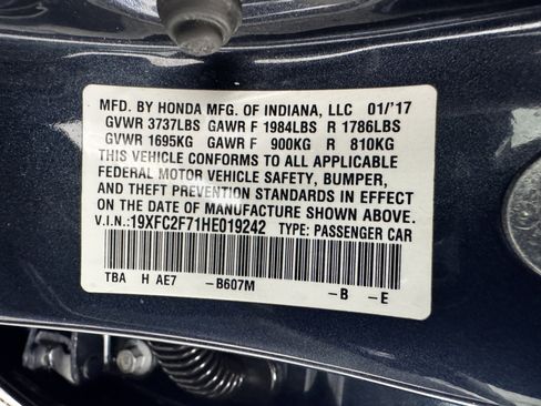 Used 2017 Honda Civic EX image 51