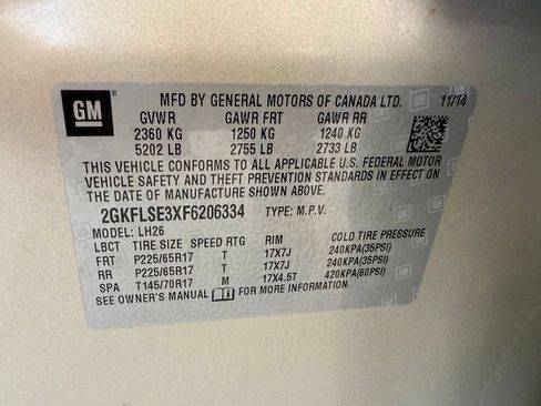 Used 2015 GMC Terrain SLT w/ Open Road Package FWD image 13