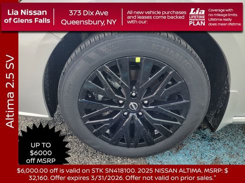New 2025 Nissan Altima 2.5 SV w/ SV Special Edition Package image 10