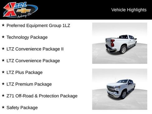 Used 2023 Chevrolet Silverado 1500 LTZ w/ LTZ Premium Package AWD/4WD image 2