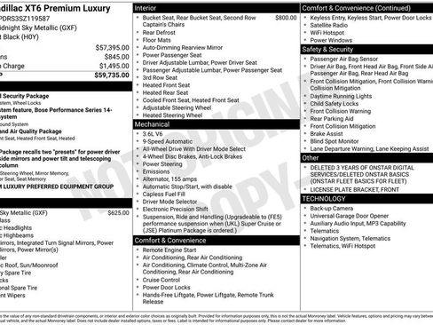 Certified 2025 Cadillac XT6 Premium Luxury AWD/4WD image 4