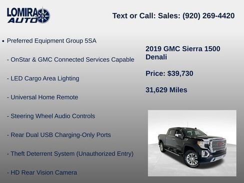 Used 2019 GMC Sierra 1500 Denali AWD/4WD image 39