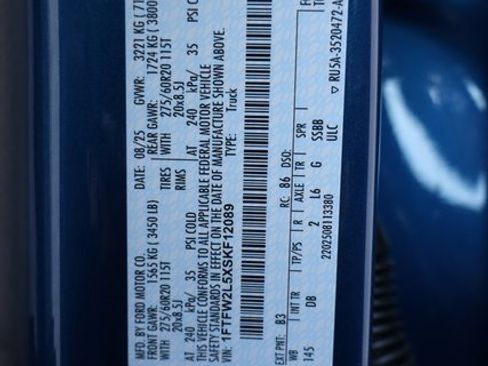 New 2025 Ford F150 STX w/ Equipment Group 200A image 41