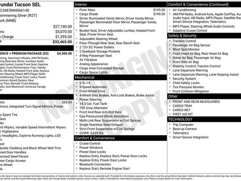Used 2022 Hyundai Tucson SEL w/ Convenience + Premium Package image 32