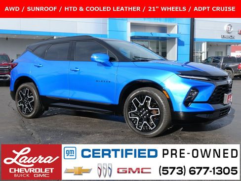Certified 2024 Chevrolet Blazer RS w/ Driver Confidence II Package image 1
