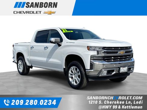 Certified 2021 Chevrolet Silverado 1500 LTZ w/ LTZ Convenience Package II AWD/4WD image 1