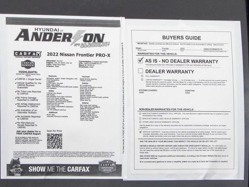 Used 2022 Nissan Frontier Pro-X RWD image 16
