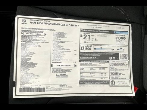 New 2025 RAM 1500 Tradesman w/ Night Edition image 14