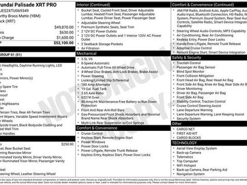 New 2026 Hyundai Palisade XRT Pro image 44