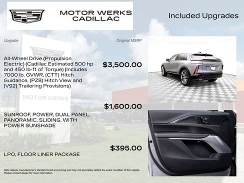 Certified 2024 Cadillac Lyriq Luxury w/ LPO, Floor Liner Package image 4