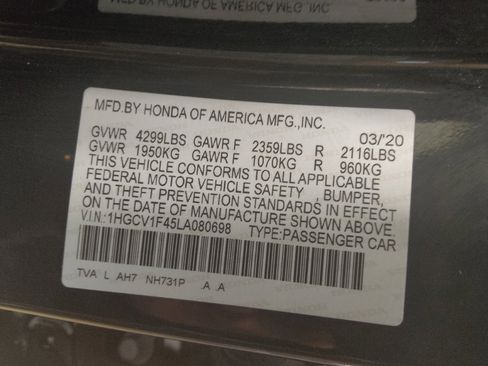 Used 2020 Honda Accord EX image 33