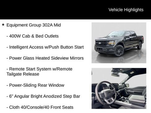 Certified 2025 Ford F150 XLT w/ Equipment Group 302A MID AWD/4WD image 11