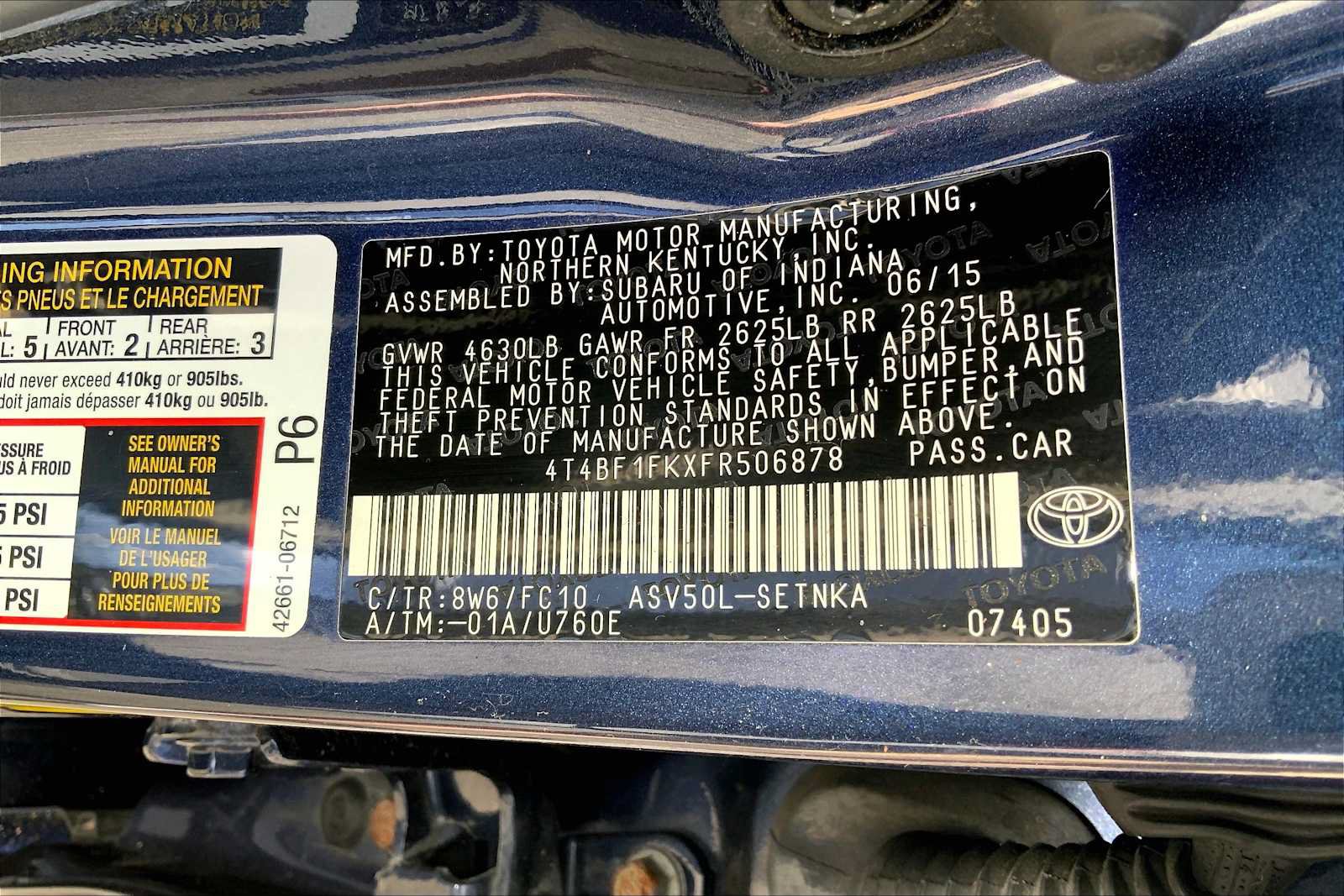 Used 2015 Toyota Camry LE FWD image 28