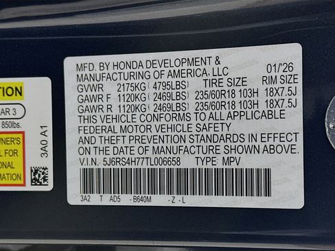 New 2026 Honda CR-V EX-L image 30