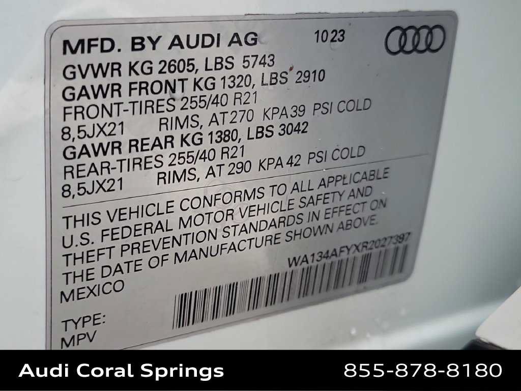 Certified 2024 Audi SQ5 Prestige AWD/4WD image 29