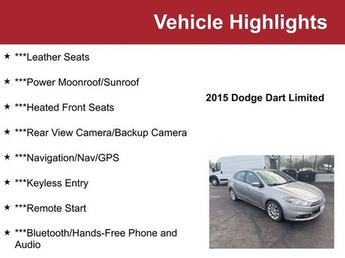 Used 2015 Dodge Dart Limited image 2
