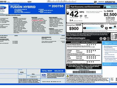 Certified 2019 Ford Fusion SE