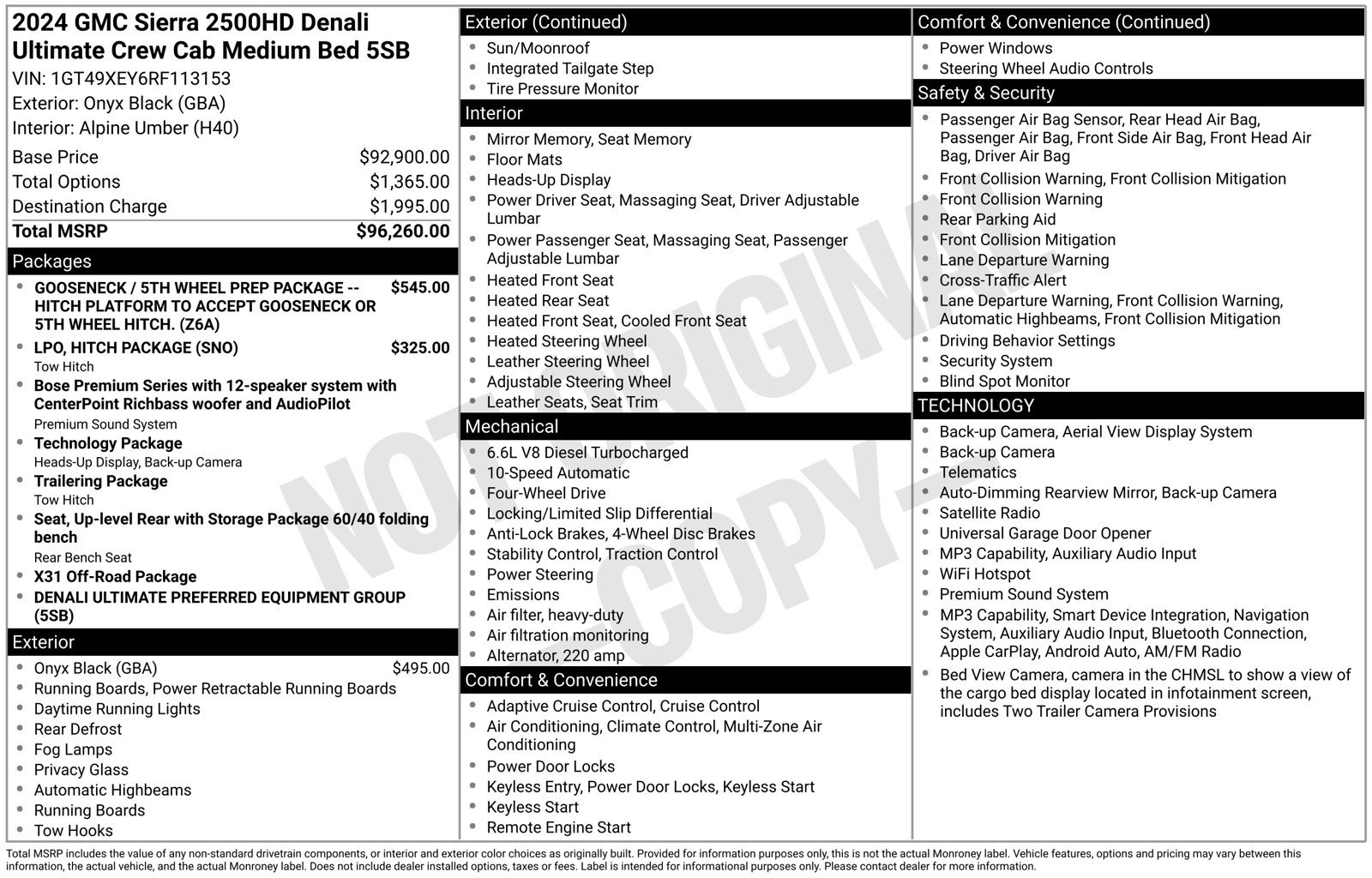 Used 2024 GMC Sierra 2500 Denali Ultimate AWD/4WD image 17