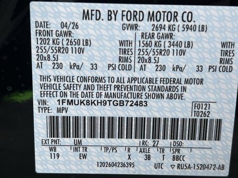 New 2026 Ford Explorer ST-Line AWD/4WD image 37
