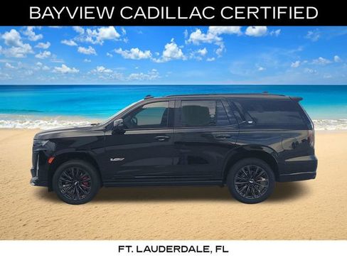 Certified 2023 Cadillac Escalade V w/ LPO, ONYX Package AWD/4WD image 2