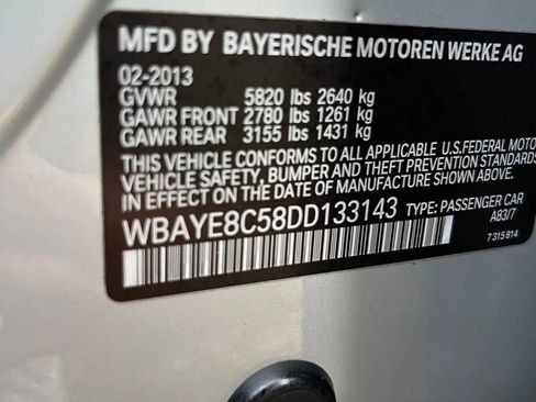 Used 2013 BMW 750Li 750Li Sedan 4D image 23