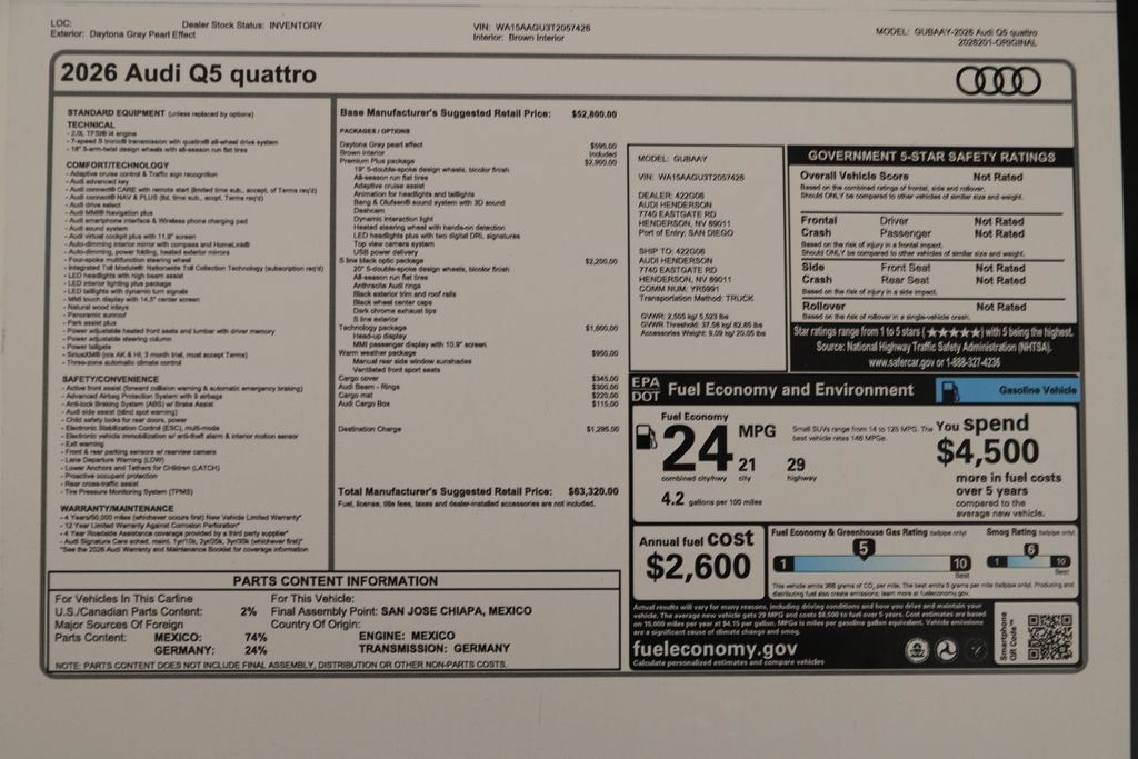 New 2026 Audi Q5 Premium Plus AWD/4WD image 34