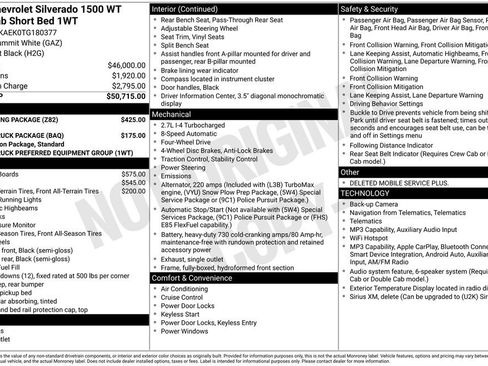 Used 2026 Chevrolet Silverado 1500 W/T w/ Trailering Package AWD/4WD image 5