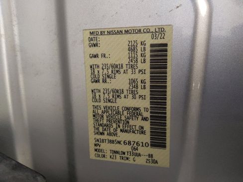 Used 2022 Nissan Rogue SV image 33