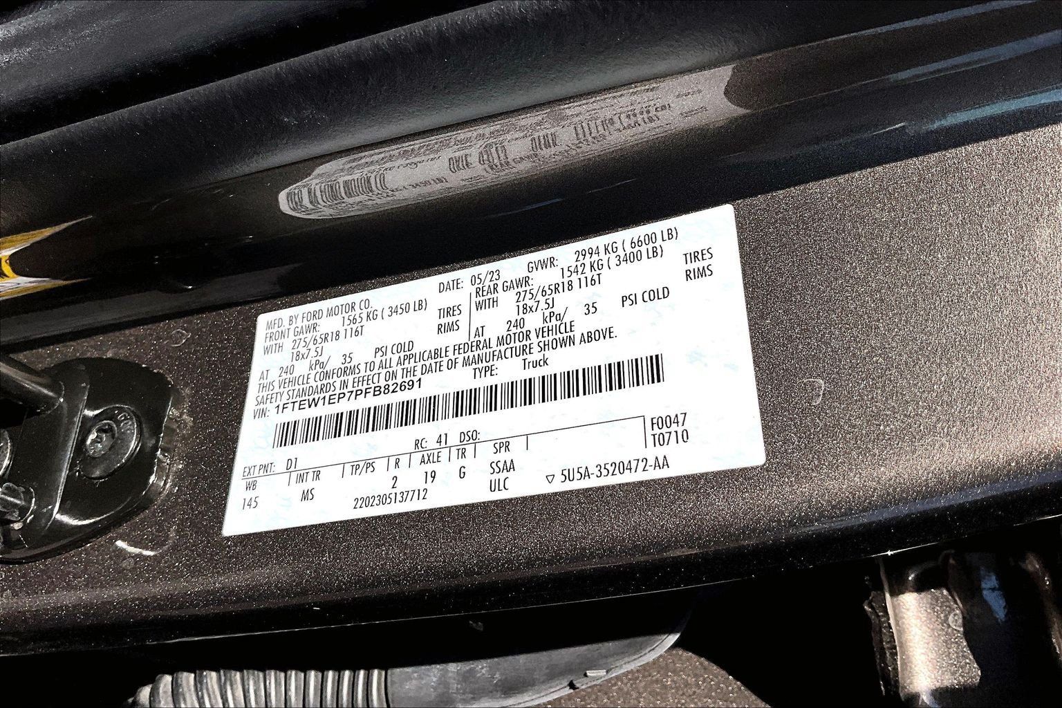 Used 2023 Ford F150 XLT w/ Equipment Group 302A High AWD/4WD image 35