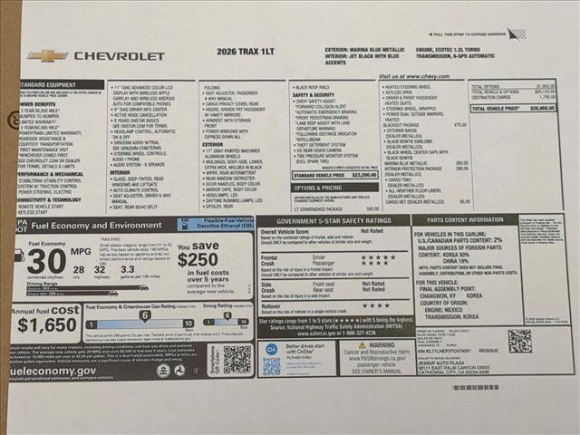 Used 2026 Chevrolet Trax LT w/ LT Convenience Package FWD image 25