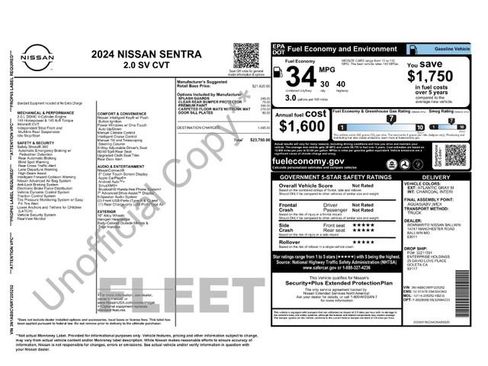 Used 2024 Nissan Sentra SV image 30