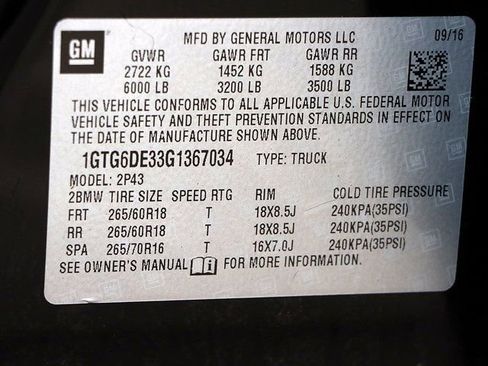 Used 2016 GMC Canyon SLT w/ Driver Alert Package image 30