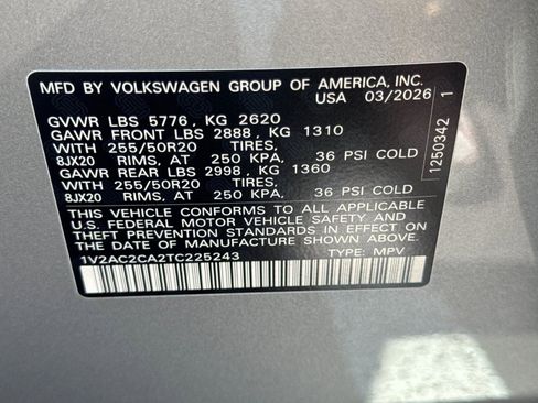New 2026 Volkswagen Atlas Cross Sport SEL R-Line AWD/4WD image 27