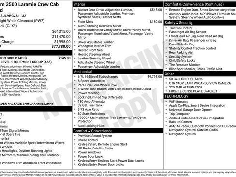 Used 2024 RAM 3500 Laramie w/ Protection Group image 11
